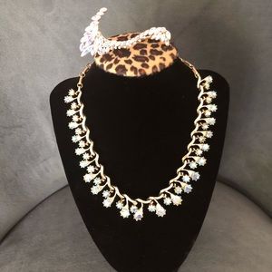 VINTAGE Cora Aquatic Jeweled Necklace Chain